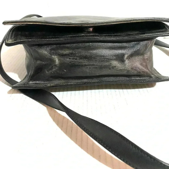 Coach vintage black gray white crossbody handbag - Picture 5 of 11